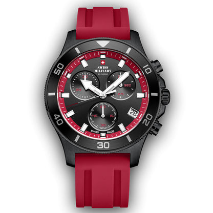 Swiss Military by Chrono Swiss Made Black Dial Analog Watch for Gents - SM34067.15