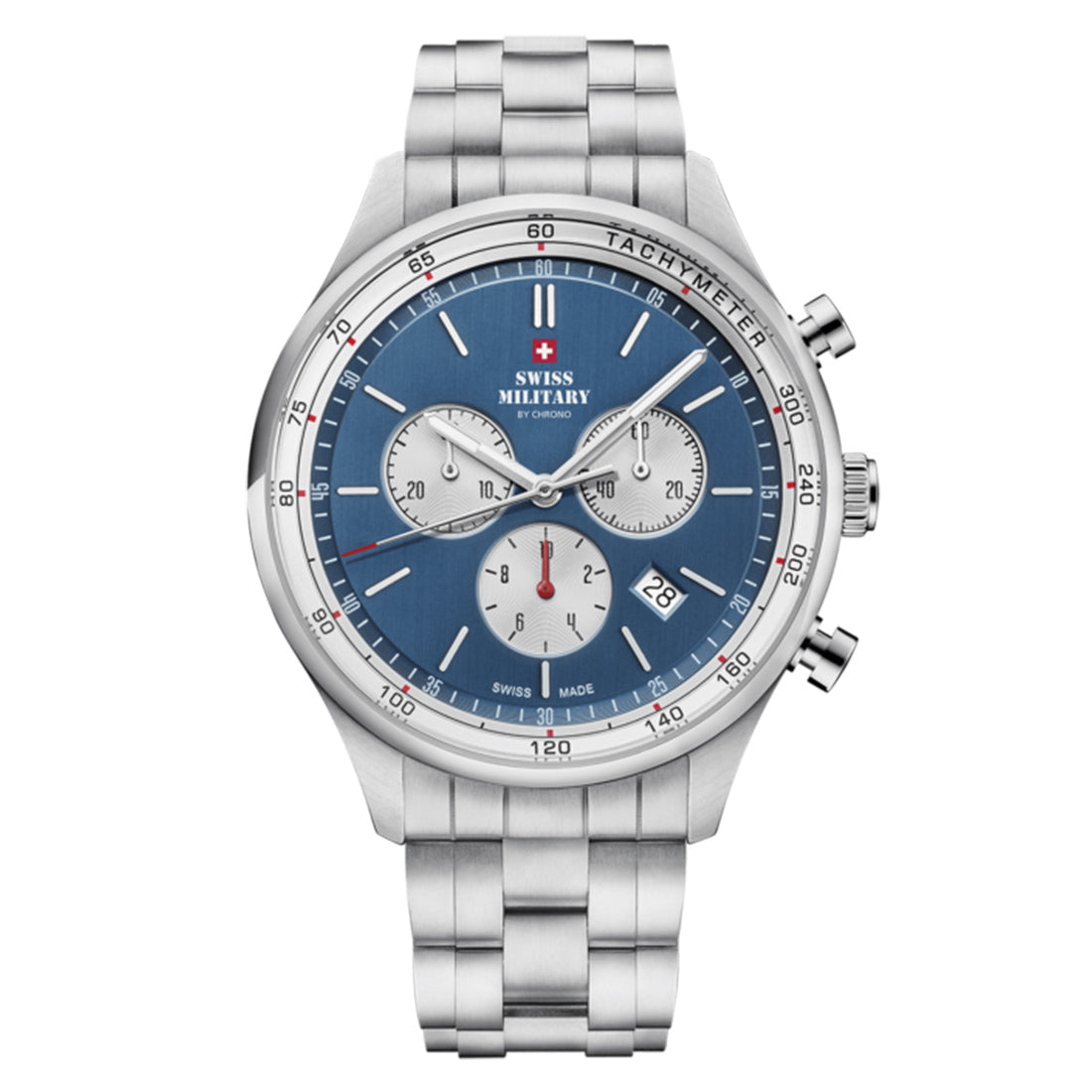 Swiss Military by Chrono Swiss Made Blue Dial Analog Watch for Gents - SM34081.03