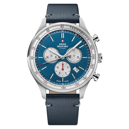 Swiss Military by Chrono Swiss Made Blue Dial Analog Watch for Gents - SM34081.08