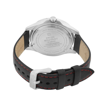 Swiss Military by Chrono Swiss Made Black Dial Analog Watch for Gents - SM34082.04