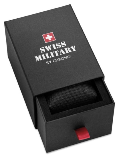 Swiss Military by Chrono Swiss Made Black Dial Analog Watch for Gents - SM34082.04