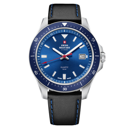 Swiss Military by Chrono Swiss Made Blue Dial Analog Watch for Gents - SM34082.05