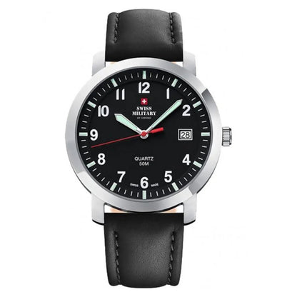 Swiss Military by Chrono Swiss Made Black Dial Analog Watch for Gents - SM34083.10