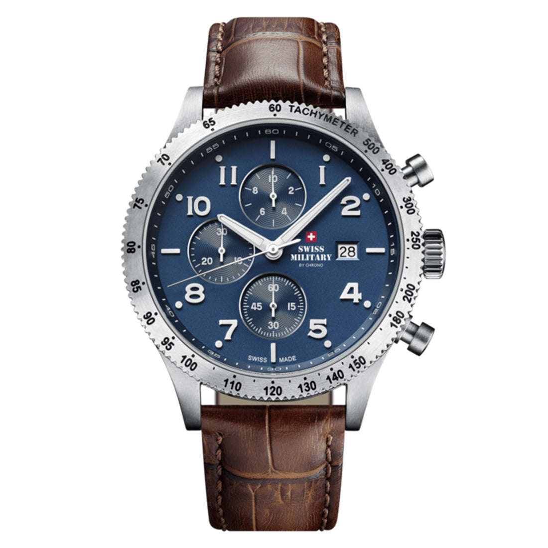 Swiss Military by Chrono Swiss Made Blue Dial Analog Watch for Gents - SM34084.06