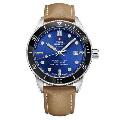 Swiss Military by Chrono Swiss Made Blue Dial Analog Watch for Gents - SM34088.05