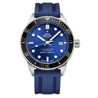Swiss Military by Chrono Swiss Made Blue Dial Analog Watch for Gents - SM34088.08