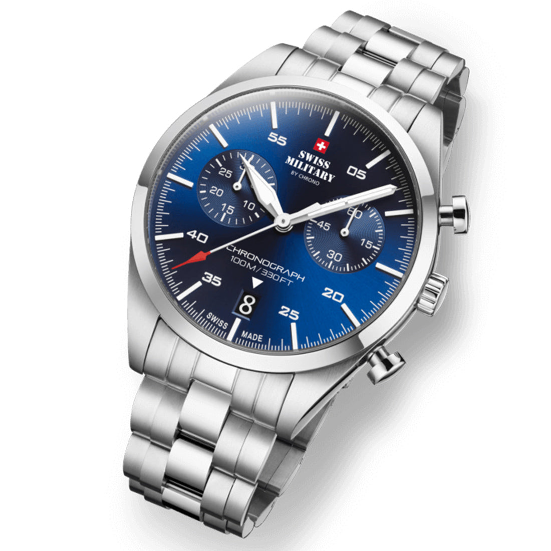 Swiss Military by Chrono Swiss Made Blue Dial Analog Watch for Gents - SM34090.02