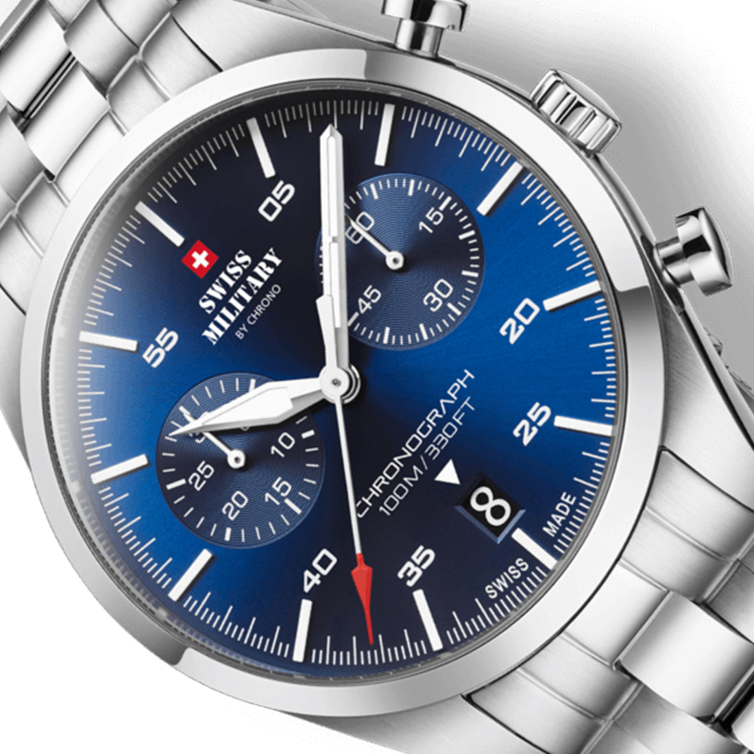 Swiss Military by Chrono Swiss Made Blue Dial Analog Watch for Gents - SM34090.02