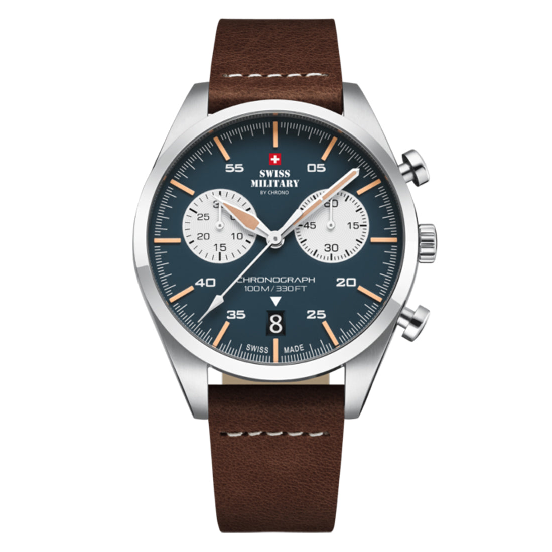 Swiss Military by Chrono Swiss Made Blue Dial Analog Watch for Gents - SM34090.04