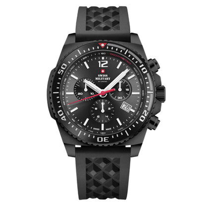 Swiss Military by Chrono Swiss Made Black Dial Analog Watch for Gents - SM34093.05