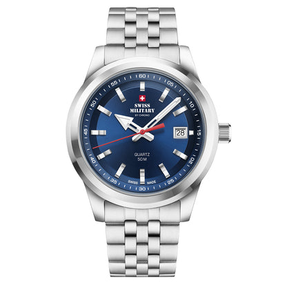 Swiss Military by Chrono Swiss Made Blue Dial Analog Watch for Gents - SM34094.03
