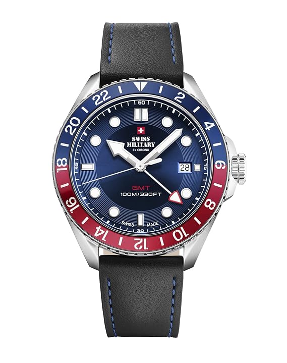 Swiss Military Swiss Made Quartz Blue Dial Watch for Men - SM34095.06