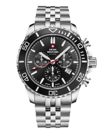 Swiss Military Swiss Made Sports Chronograph Quartz Gents Watch - SM34103.01