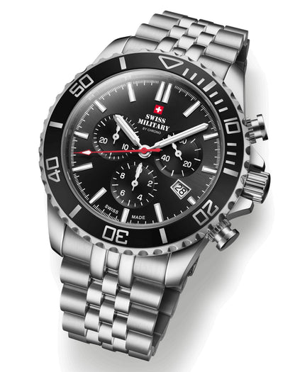 Swiss Military Swiss Made Sports Chronograph Quartz Gents Watch - SM34103.01