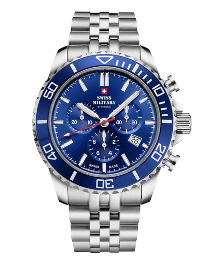 Swiss Military Swiss Made Sports Chronograph Quartz Gents Watch - SM34103.02