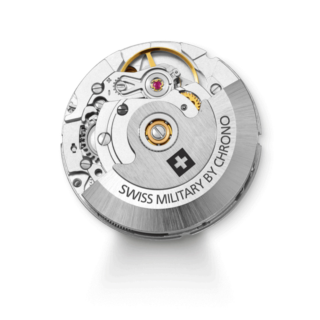 Swiss Military by Chrono Swiss Made Black Dial Analog Watch for Gents - SMA34075.04