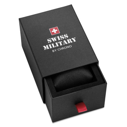 Swiss Military by Chrono Swiss Made Black Dial Analog Watch for Gents - SMA34085.33