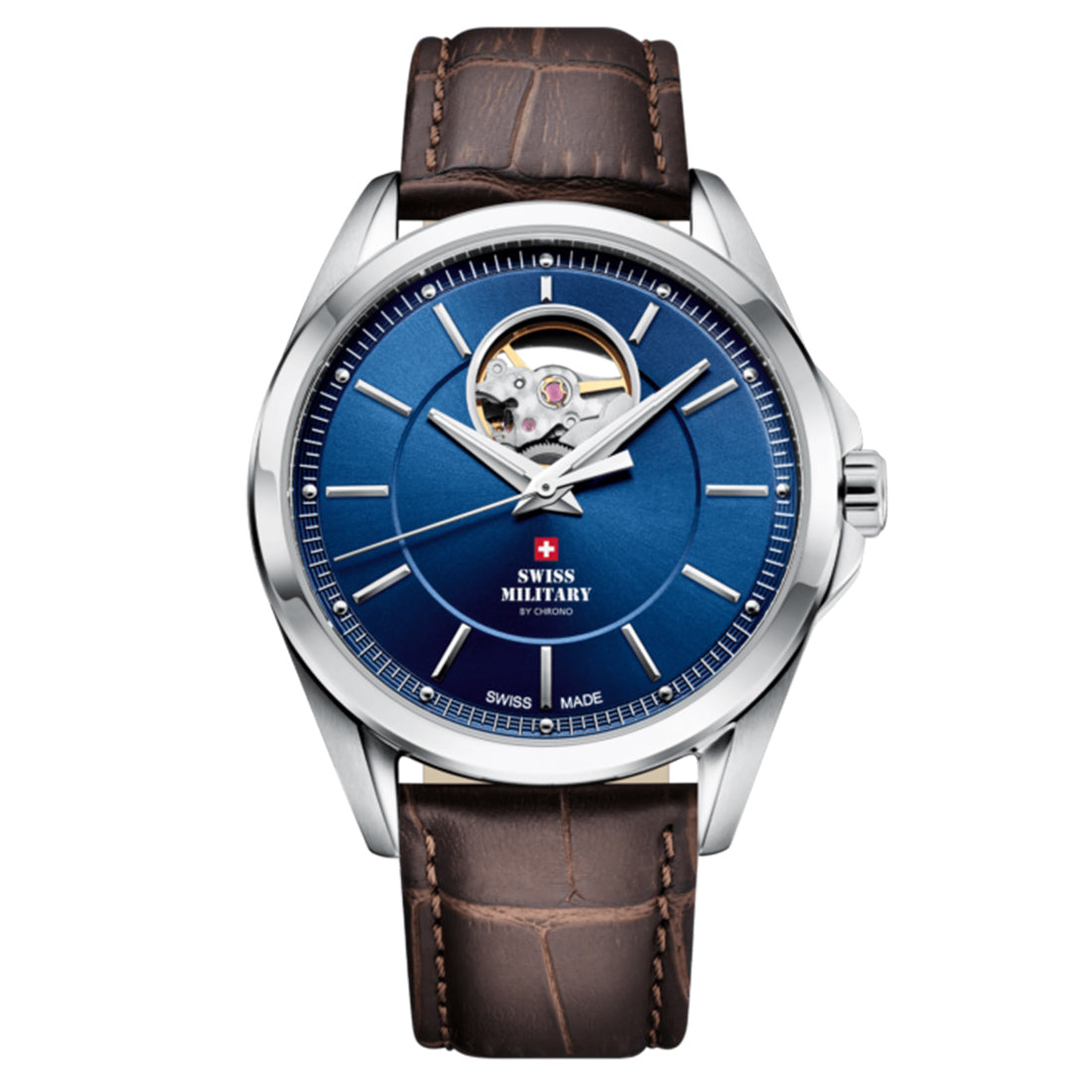 Swiss Military by Chrono Swiss Made Blue Dial Analog Watch for Gents - SMA34085.35