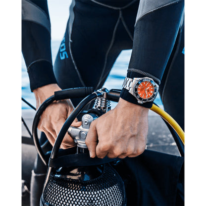 Swiss Military by Chrono Swiss Made Orange Dial Analog Watch for Gents - SMA34092.03