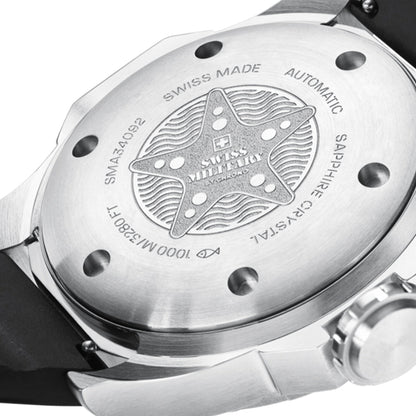 Swiss Military by Chrono Swiss Made Black Dial Analog Watch for Gents - SMA34092.04