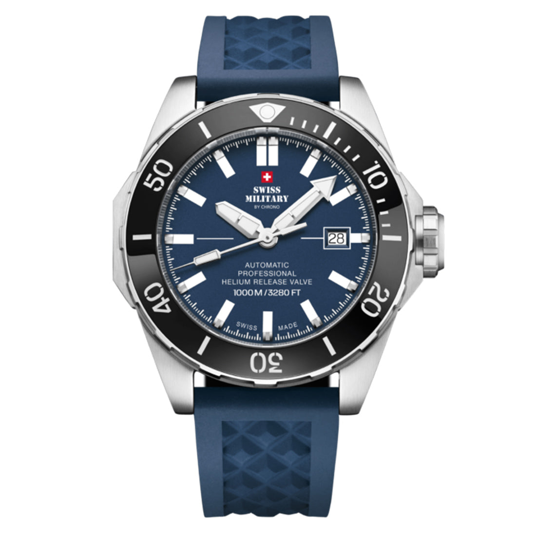 Swiss Military by Chrono Swiss Made Blue Dial Analog Watch for Gents - SMA34092.05