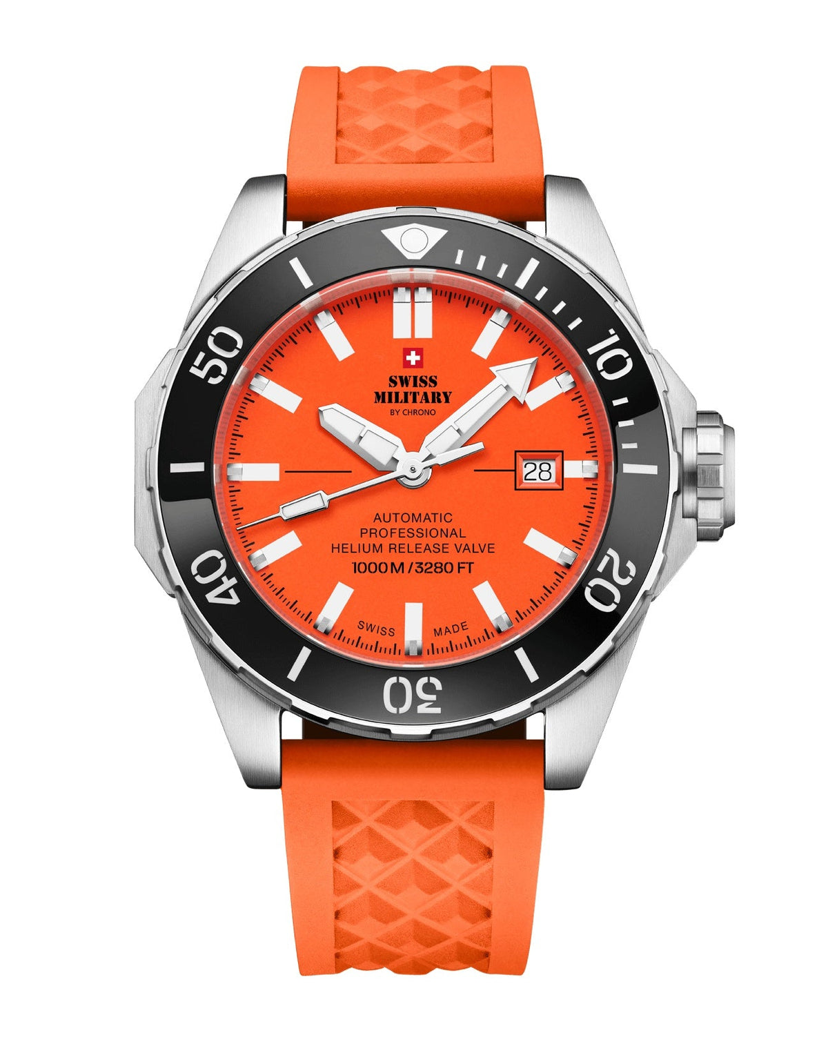 Swiss Military By Chrono Swiss Made Dive Automatic Gents Watch 45mm SMA34092.07