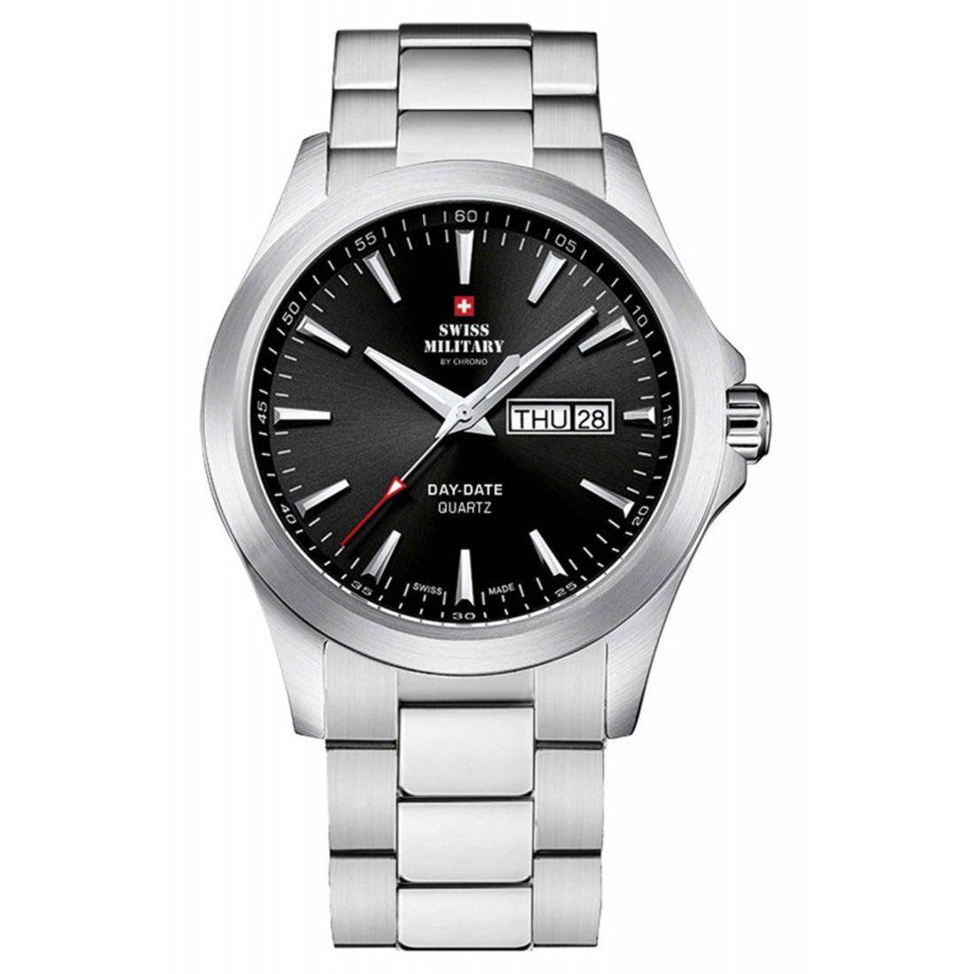 Swiss Military by Chrono Swiss Made Black Dial Analog Watch for Gents - SMP36040.22