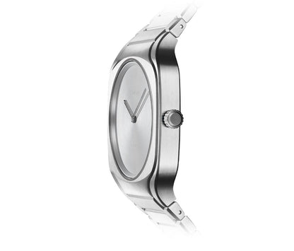 D1 Milano SQUARE Quartz Grey Dial Analog Watch For - Gents SQBJ10