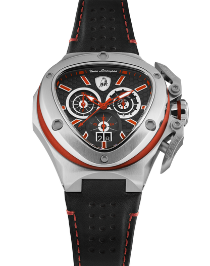 Tonino Lamborghini Spyder X Black With Embossed Honeycomb Pattern Watch For Men - TL9XA-SS
