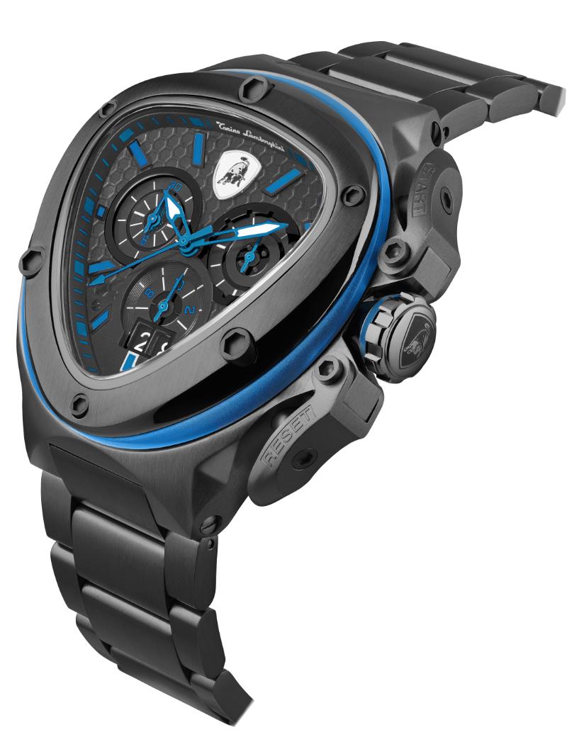 Tonino Lamborghini Spyder Quartz  Black Dial Analog Watch For Gents -  TL9XC-B