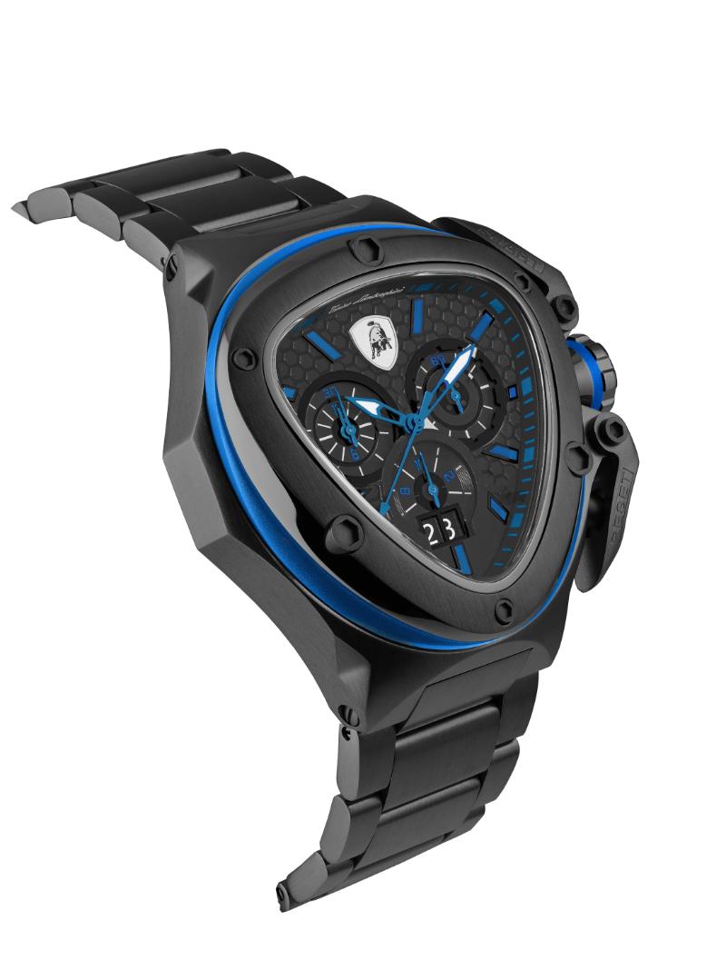 Tonino Lamborghini Spyder Quartz  Black Dial Analog Watch For Gents -  TL9XC-B