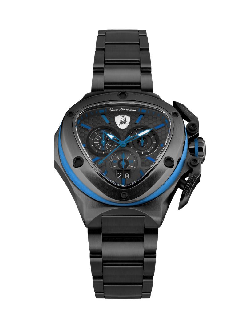 Tonino Lamborghini Spyder Quartz  Black Dial Analog Watch For Gents -  TL9XC-B