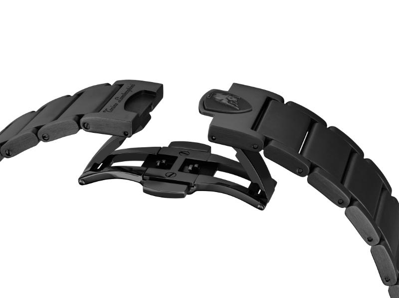 Tonino Lamborghini Spyder Quartz  Black Dial Analog Watch For Gents -  TL9XC-B