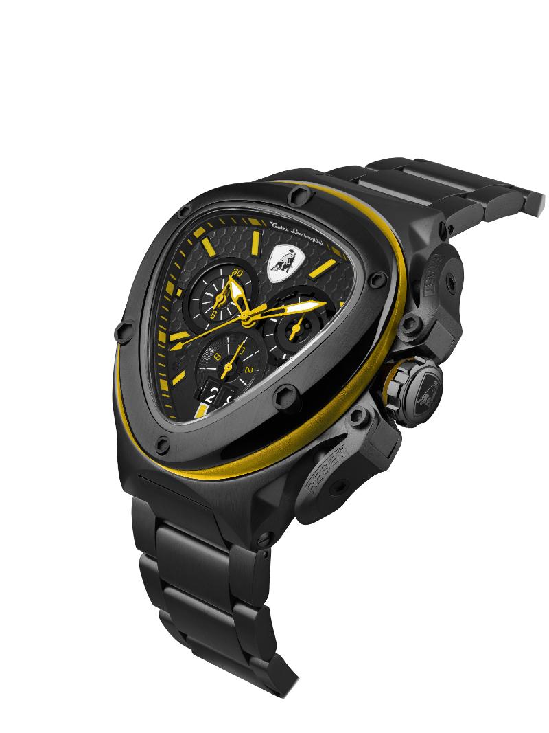 Tonino Lamborghini Spyder Quartz  Black Dial Analog Watch For Gents -  TL9XE-B