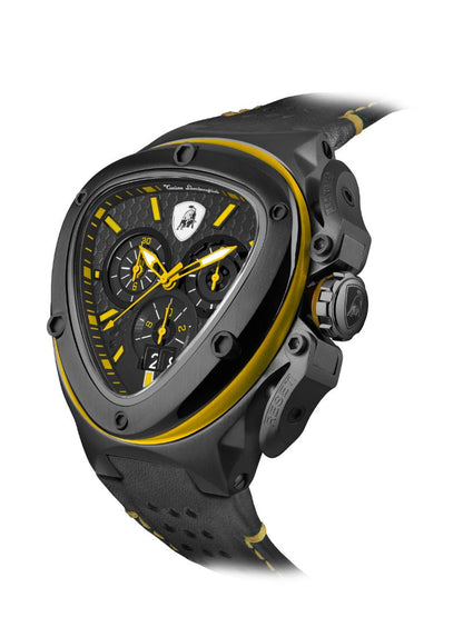 Tonino Lamborghini Spyder Quartz  Black Dial Analog Watch For Gents -  TL9XE