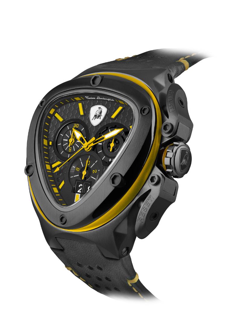 Tonino Lamborghini Spyder Quartz  Black Dial Analog Watch For Gents -  TL9XE