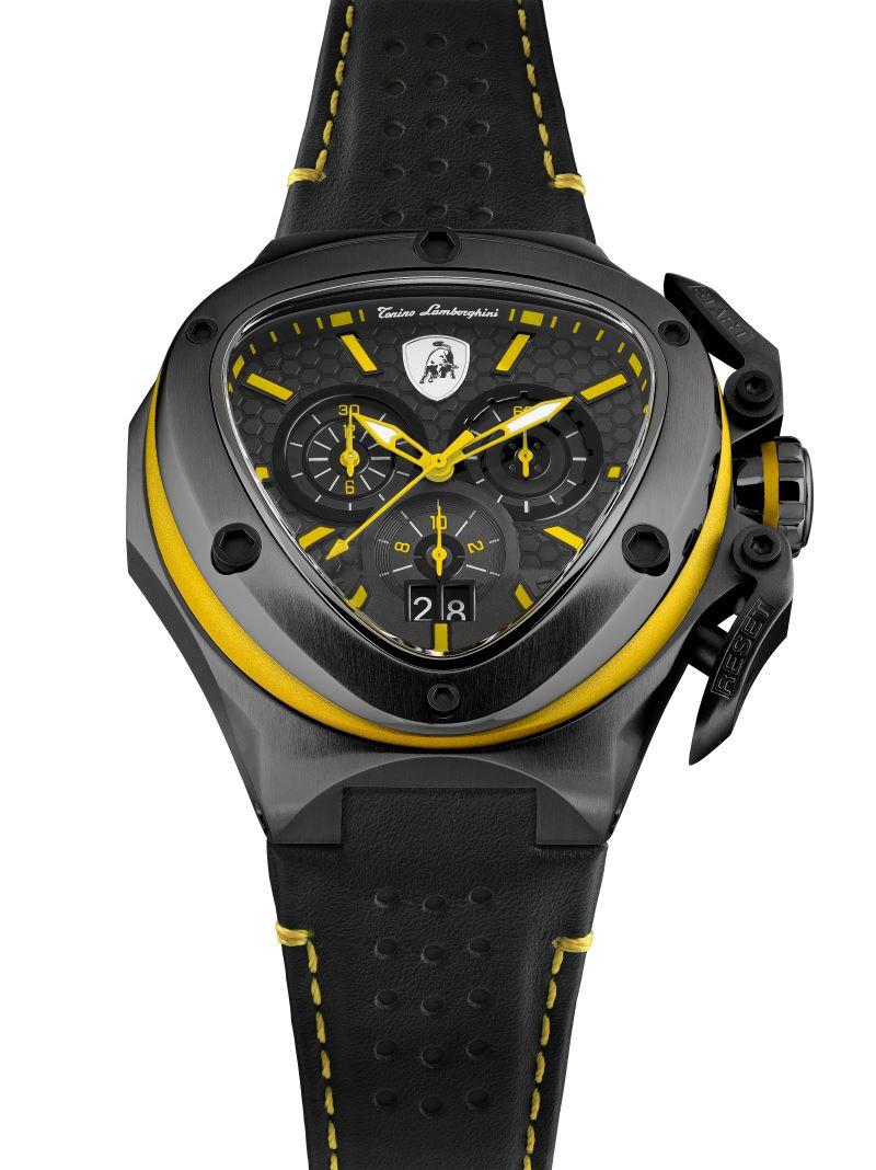 Tonino Lamborghini Spyder Quartz  Black Dial Analog Watch For Gents -  TL9XE