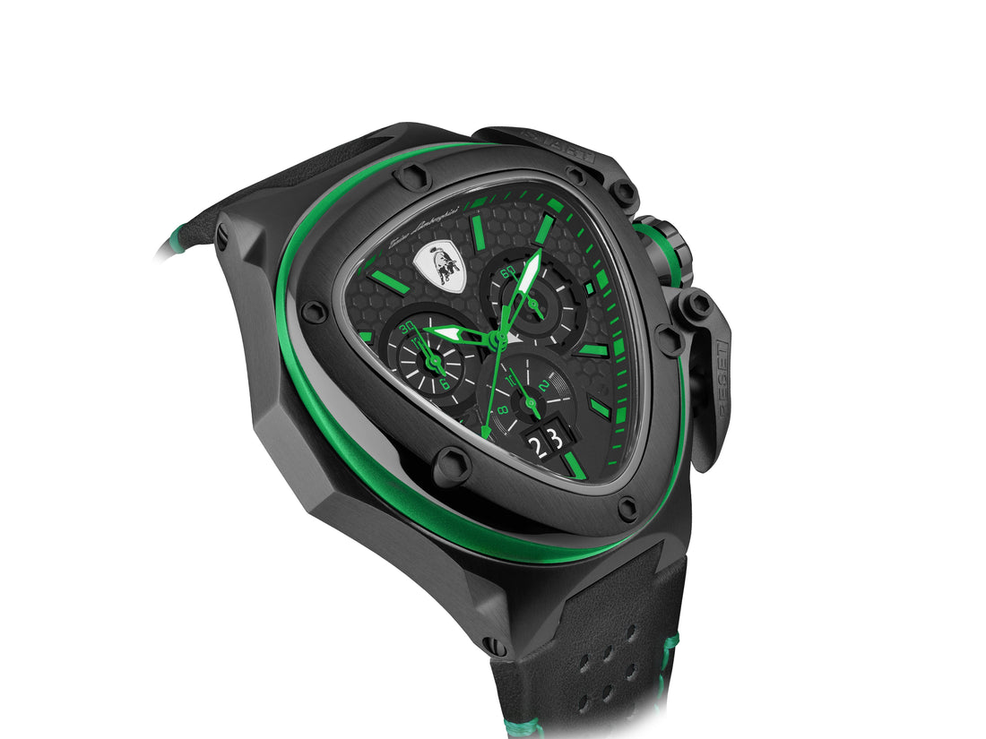 Tonino Lamborghini Spyder X Black With Embossed Honeycomb Pattern Watch For Men - TL9XF