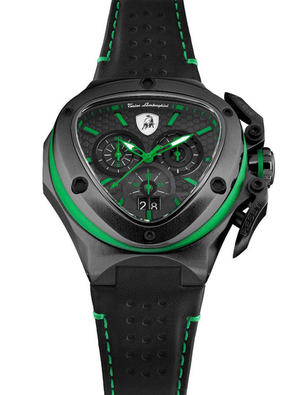 Tonino Lamborghini Spyder Quartz  Black Dial Analog Watch For Gents -  TL9XF