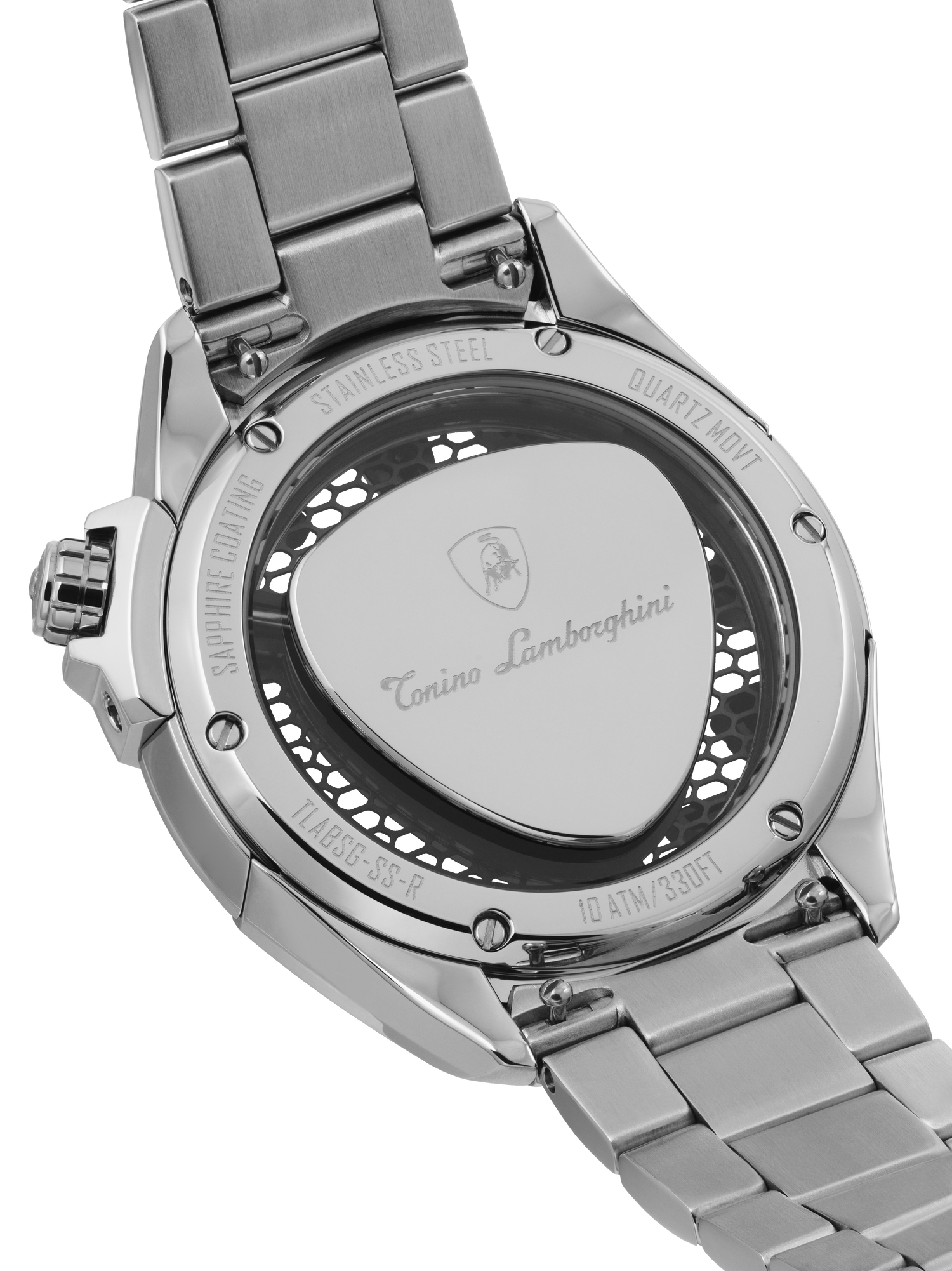 Tonino Lamborghini SHOCK ABS Black With Luminova on hands and Indexes Dial  Watch For Men - TLABSR-SS-B