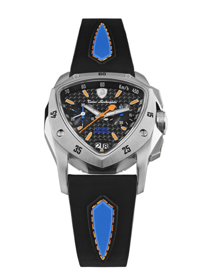 Tonino Lamborghini Swiss Made Spyder Quartz  Black Dial Analog Watch For Gents -  TLF-A13-4