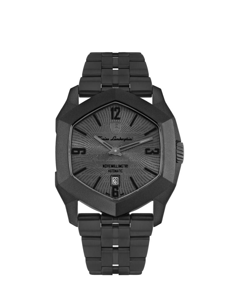 Tonino Lamborghini Swiss Made Novemillimetri Automatic Grey Dial Analog Watch For Gents -  TLF-T08-1-B