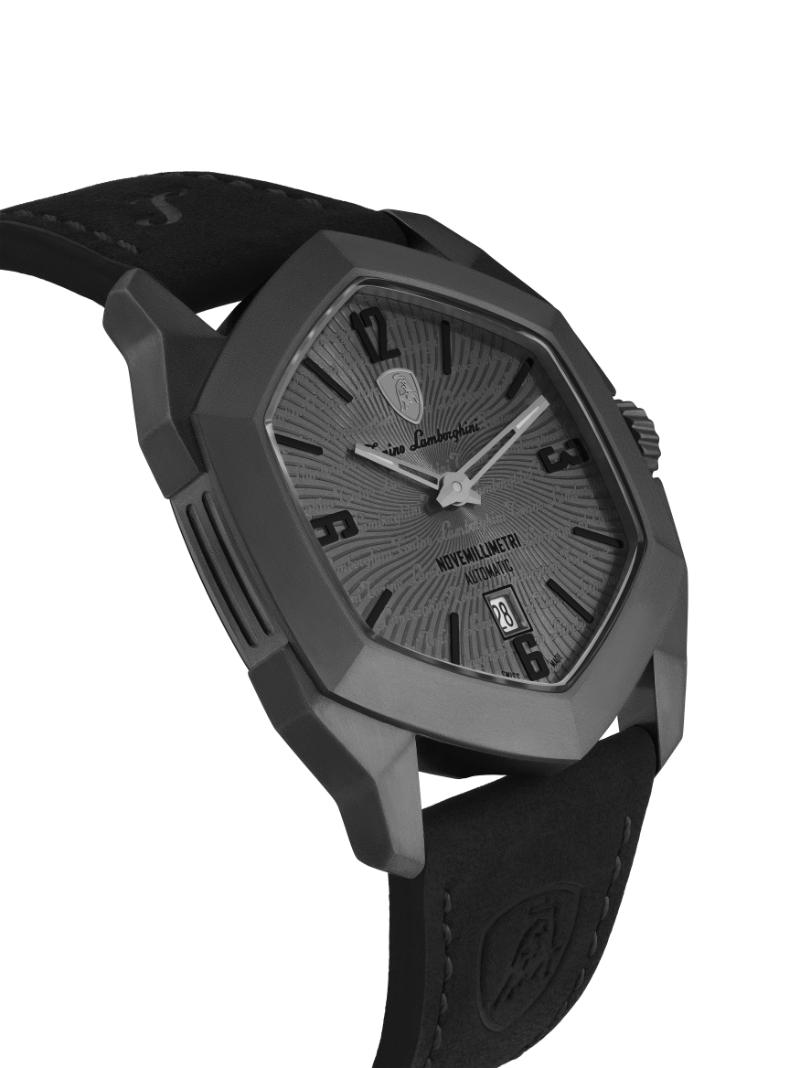 Tonino Lamborghini Novemillimetri Grey With Patterned and Laquered dial Watch For Men - TLF-T08-1