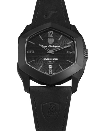 Tonino Lamborghini Swiss Made Novemillimetri Automatic Black Dial Analog Watch For Gents -  TLF-T08-2