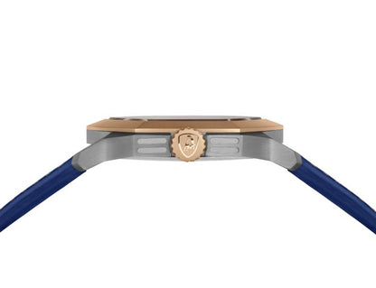 Tonino Lamborghini Swiss Made Novemillimetri Automatic Blue Dial Analog Watch For Gents -  TLF-T08-3
