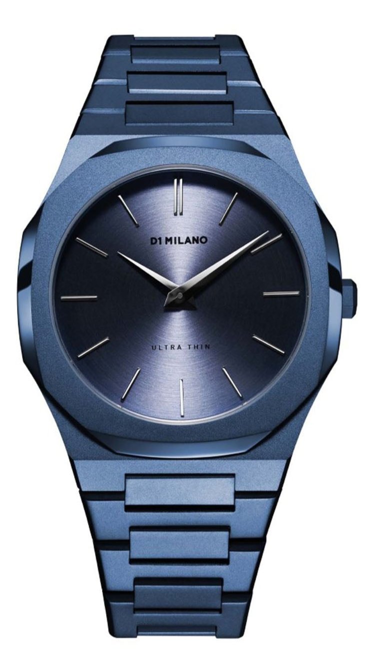 D1 Milano Blue Dial Analogue Watch For Gents - UTBJ21