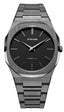 D1 Milano ULTRA THIN Black Dial Quartz Analog Watch - For Gents UTBJ41