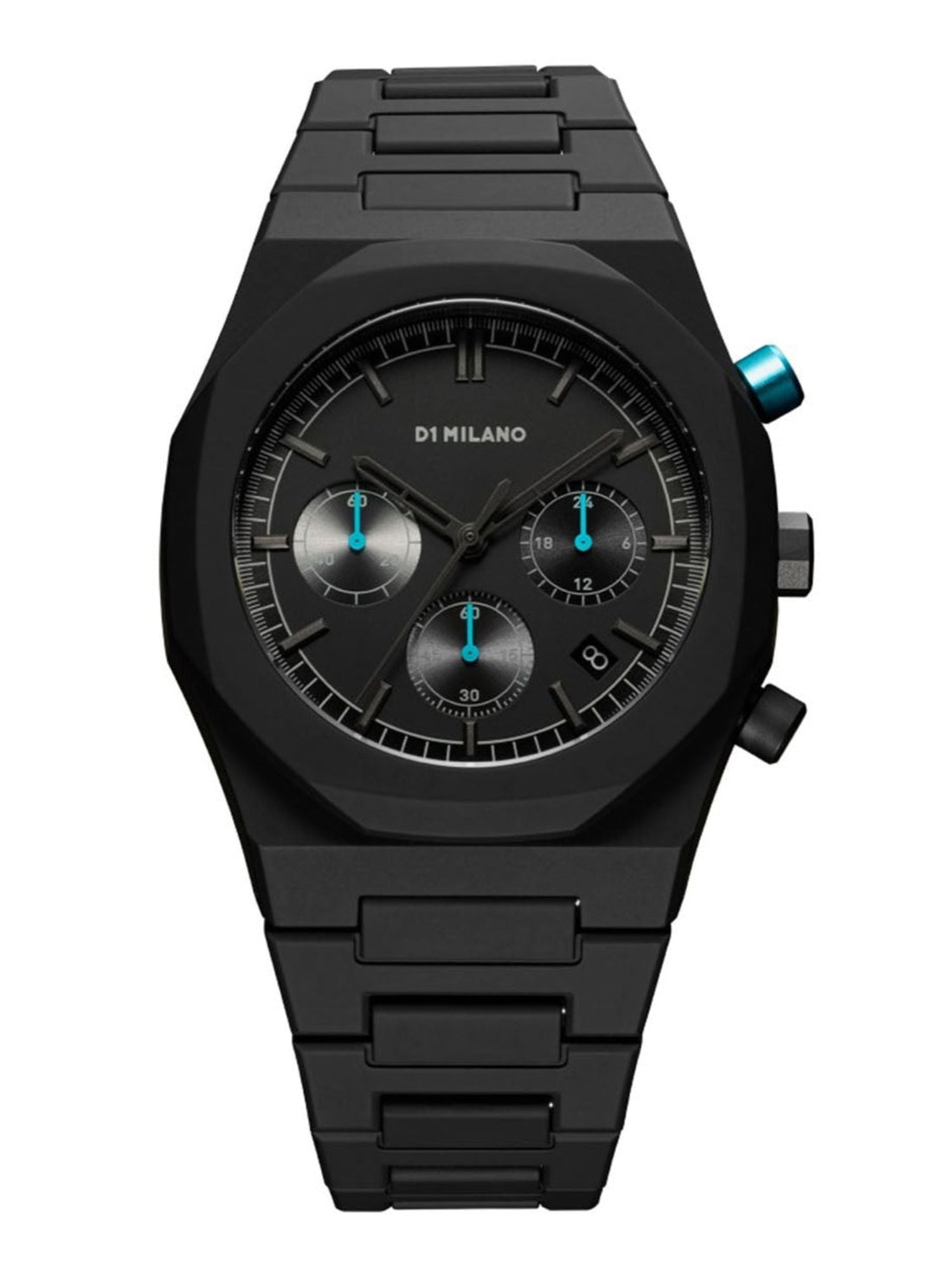 D1 Milano POLYCHRONO Black Dial Quartz Analog Watch - For Gents PHBJ07