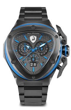 Tonino Lamborghini Spyder X Black With Embossed Honeycomb Pattern Watch For Men - TL9XC-B