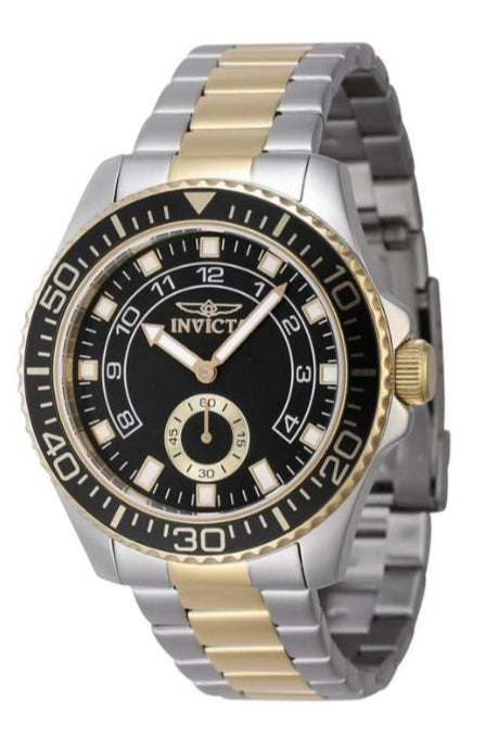 Invicta Stainless Steel Analogue Black Dial Mens Watch-47128